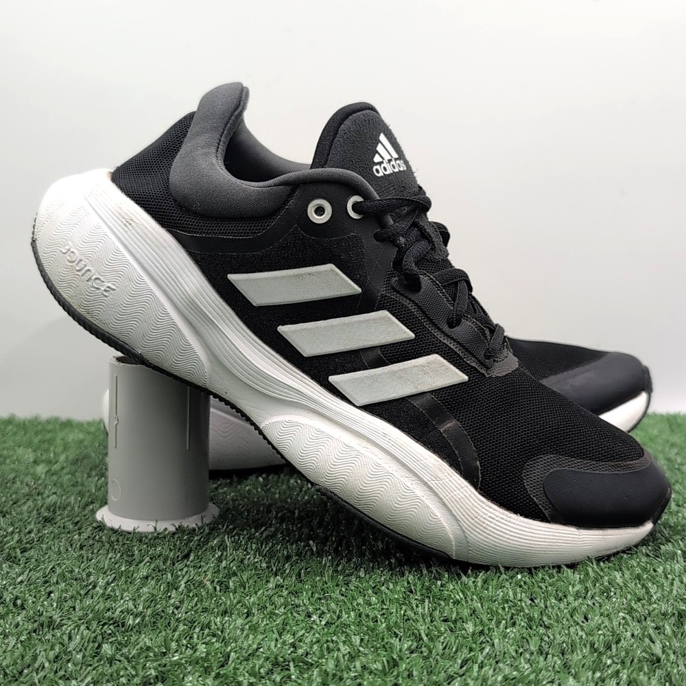 Adidas Response Shoes Women's‎ 6.5 Medium Low Black White Daily Sneakers GX2004
